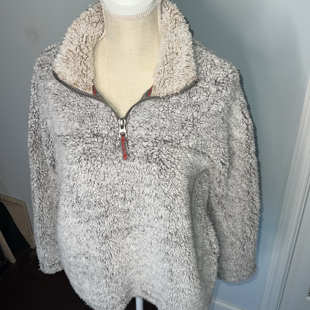 Workshop Republic 3/4 zip fleecy pullover - Picture 2 of 9